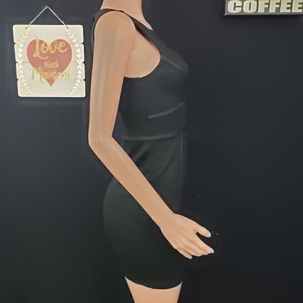 AS U WISH Black Mini Dress Small - Picture 3 of 5